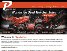 Tablet Screenshot of plaucheinc.net